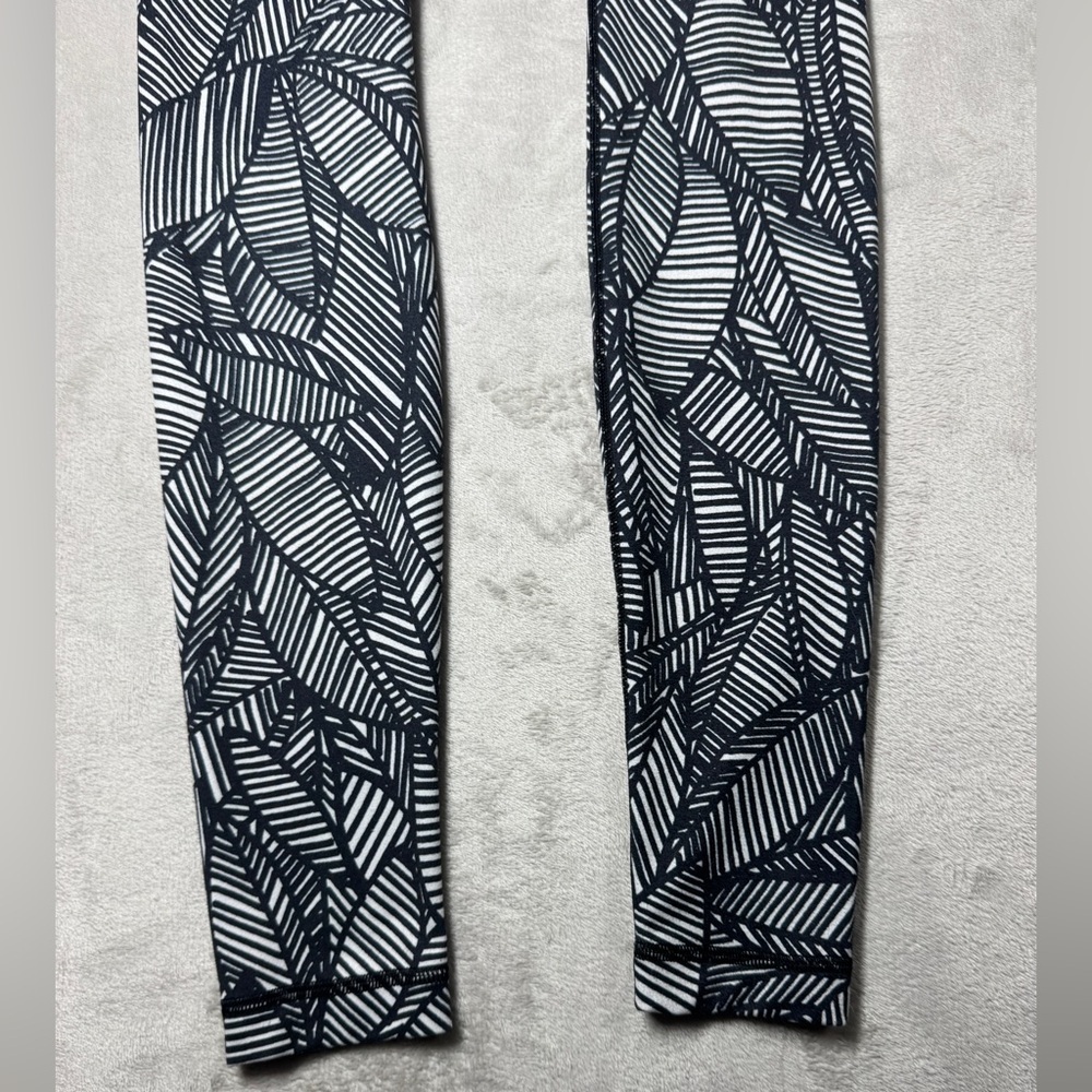 Lululemon Wunder Under Pant *Full-On Luxtreme Pretty Palm Black Angel Wing 4 - Picture 4 of 16